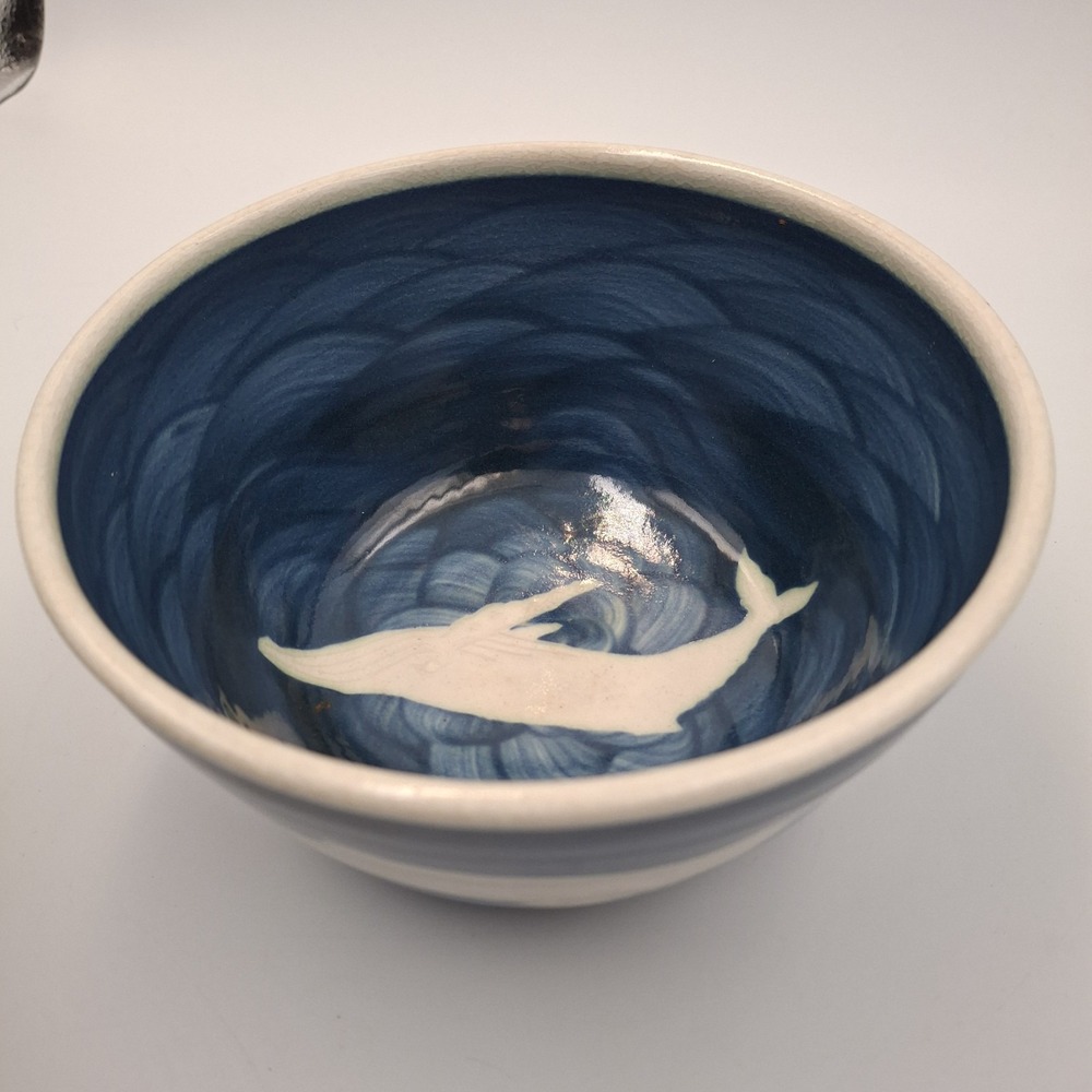 Kings Point Pottery Whale Bowl Linda Yates David Hayashida Newfoundland Studio